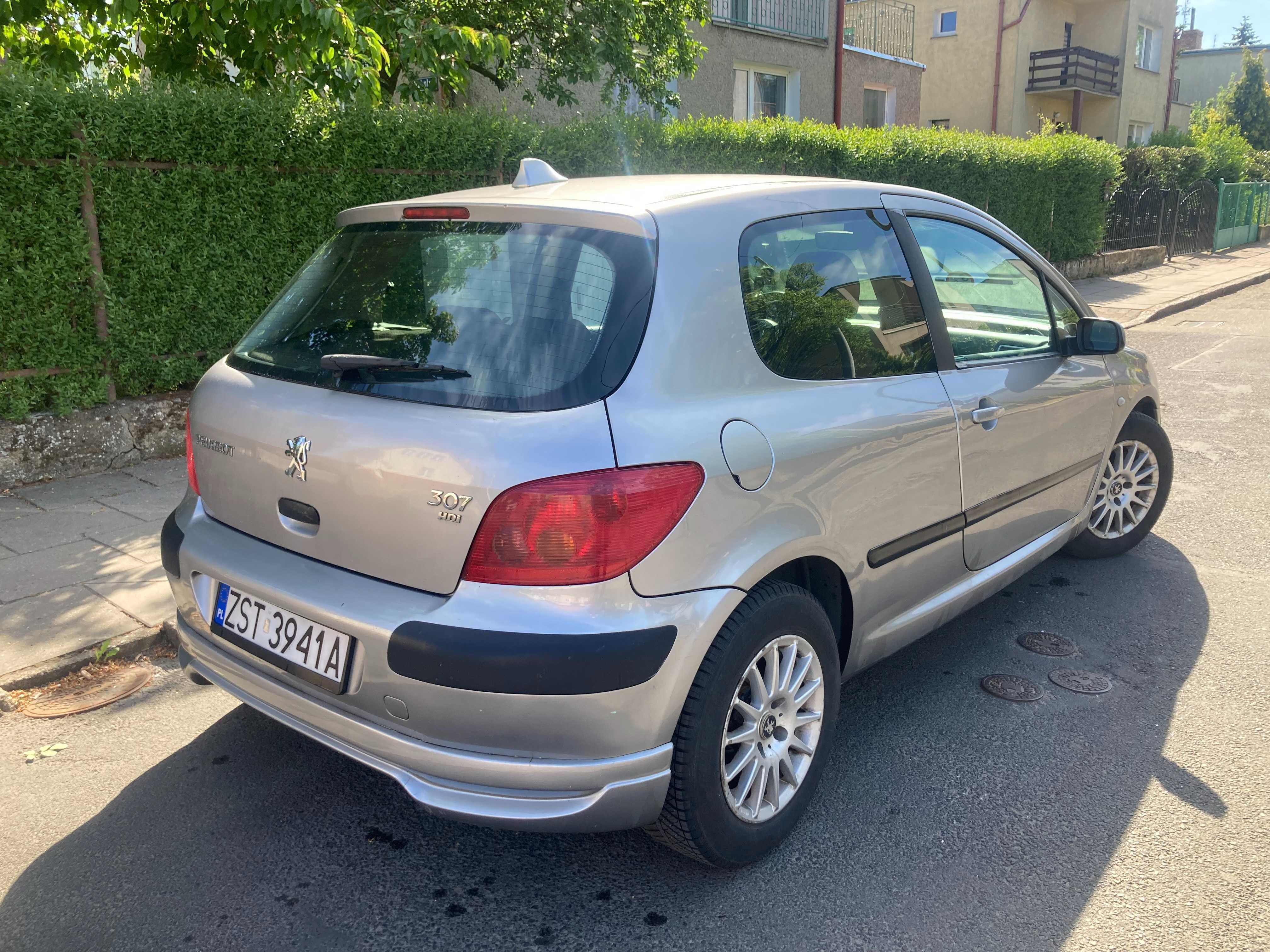 Peugeot 307, 2002 r. poj. 1997 diesel, w pełni sprawny, po przeglądzie