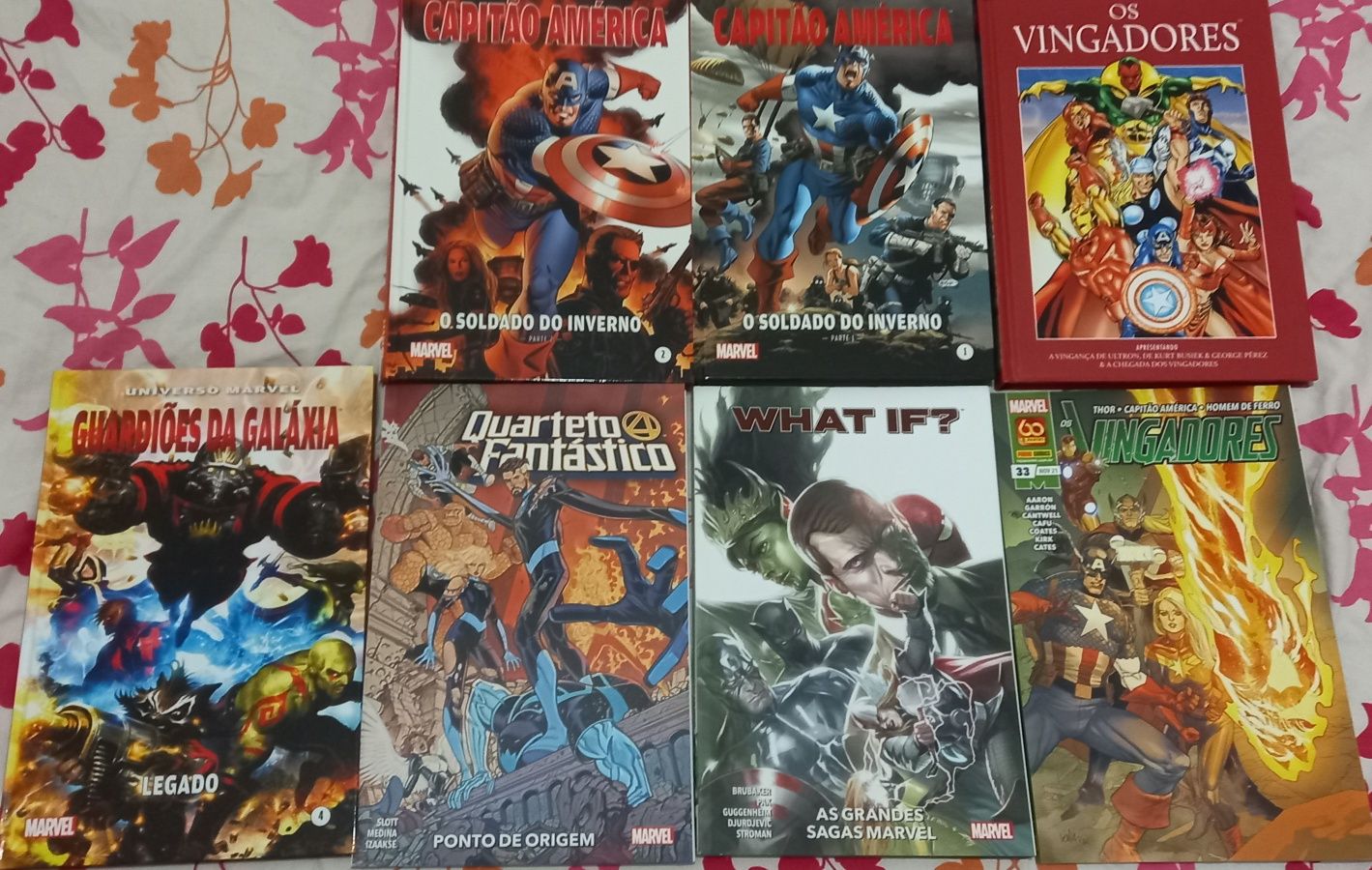 Banda desenhada marvel quarteto fantástico vingadores what if capitão