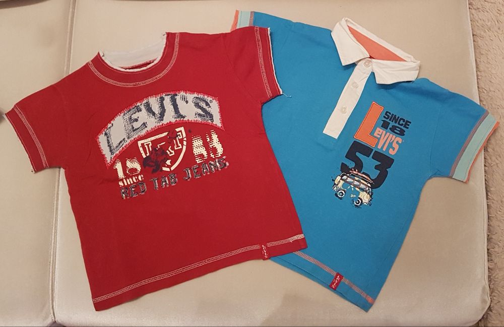 Conj. 2 t-shits Levis menino 18 meses