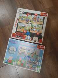 Puzzle myszka minnie swinka peppa