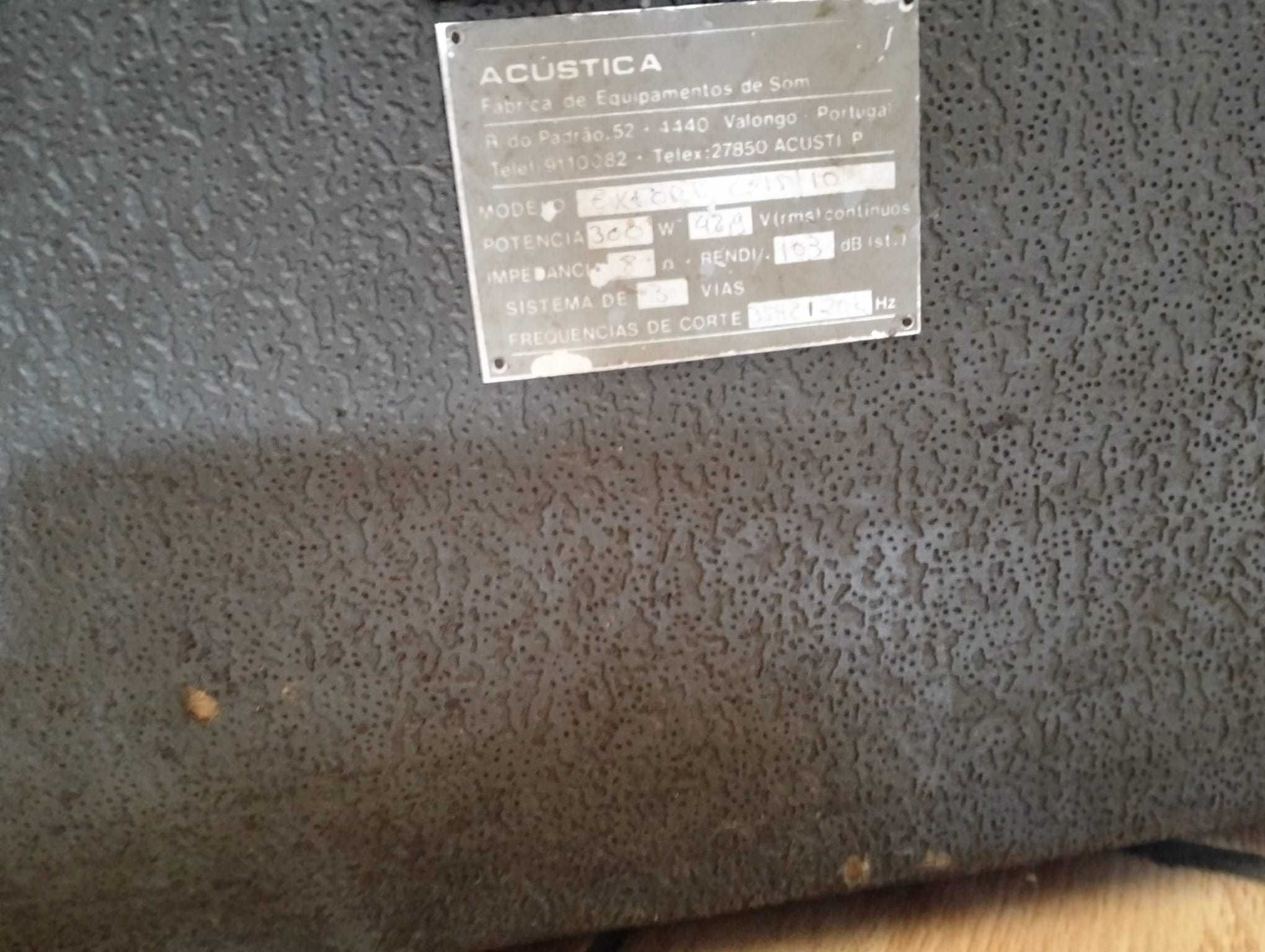 Coluna Acústica 300W, 8ohm