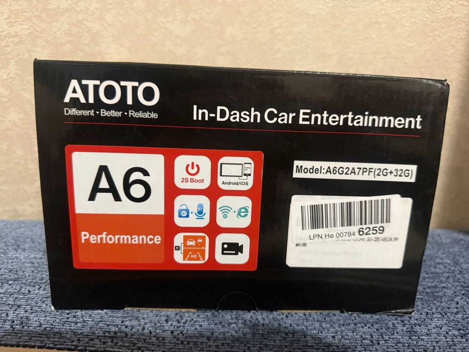 Автомагнітола ATOTO A6PF 2G+32G Android