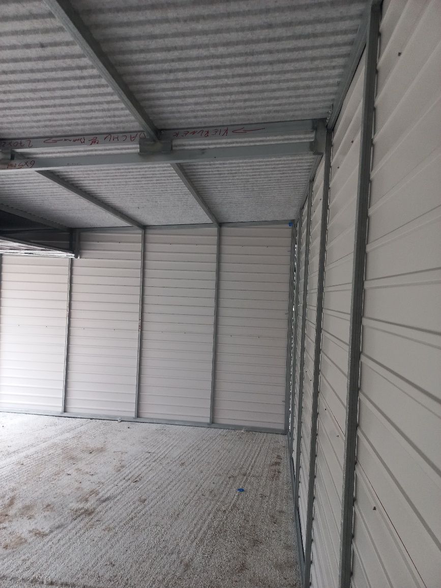 Garaż blaszany 12x5 Imitacja drewna masz plan zadzwoń  jakość premium