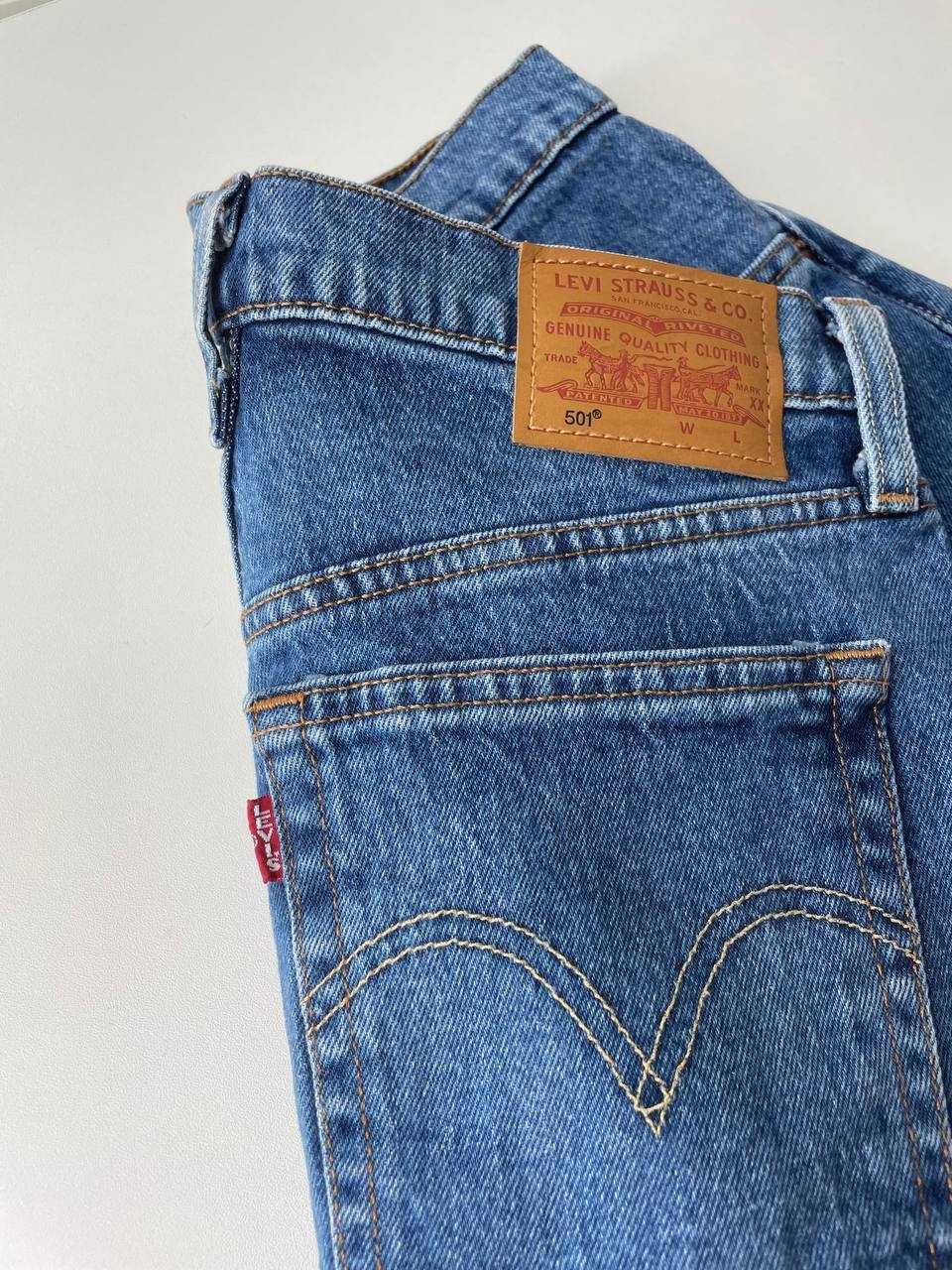 27/С Жіночі джинсові шорти Levi’s premium 501 джинсовые шорты оригинал