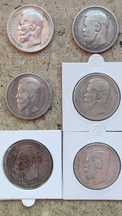Zestaw 1 1/2 rubla 10 zł 1833 rubel 1818 i 15, 1831 , 1894, 96, 97, 98