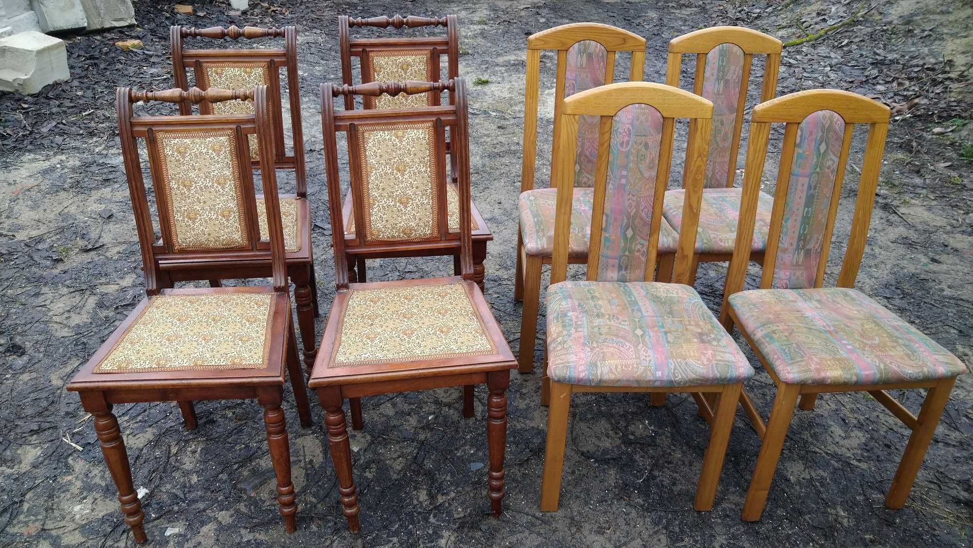 Krzesła - komplet - zestaw