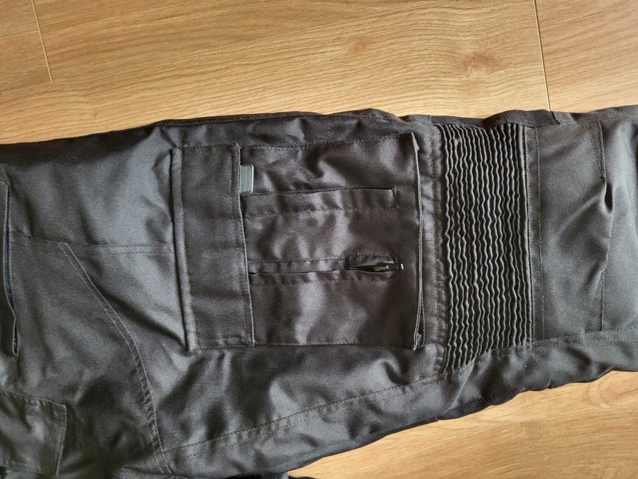 Motocyklowe spodnie tekstylne, jak nowe