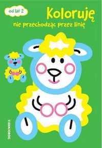 Koloruję, nie przechodząc za linię. Zwierzęta - praca zbiorowa