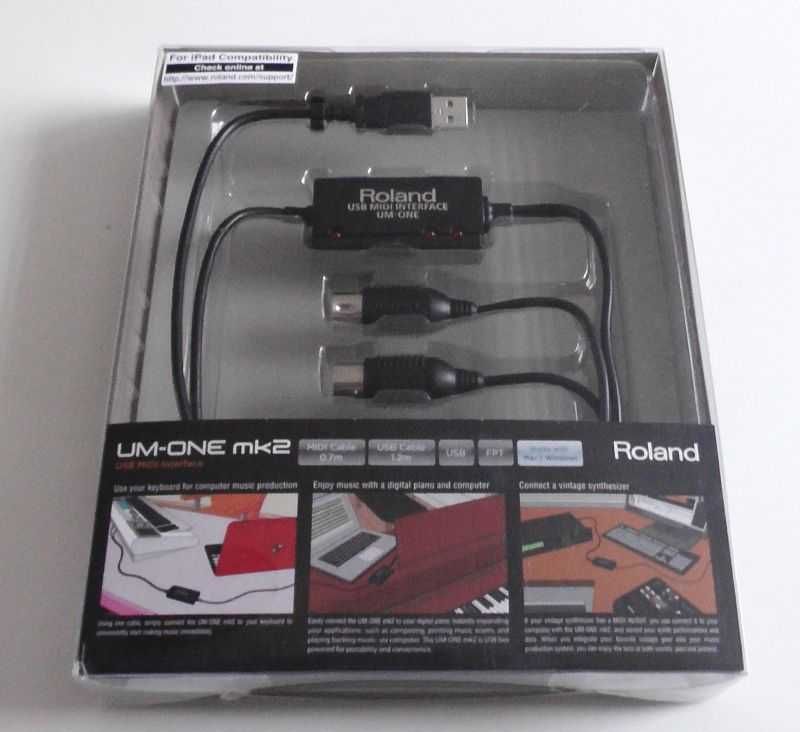 Interfejs kabel USB Midi ROLAND UM-ONE MK2