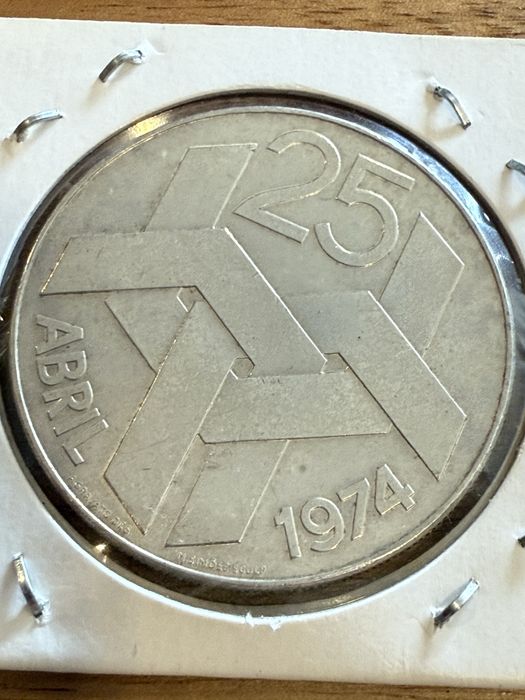 Moeda 250 escudos prata