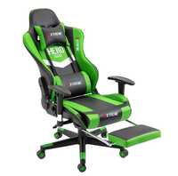 Fotel do biurka z podnóżkiem Extreme Hero Green