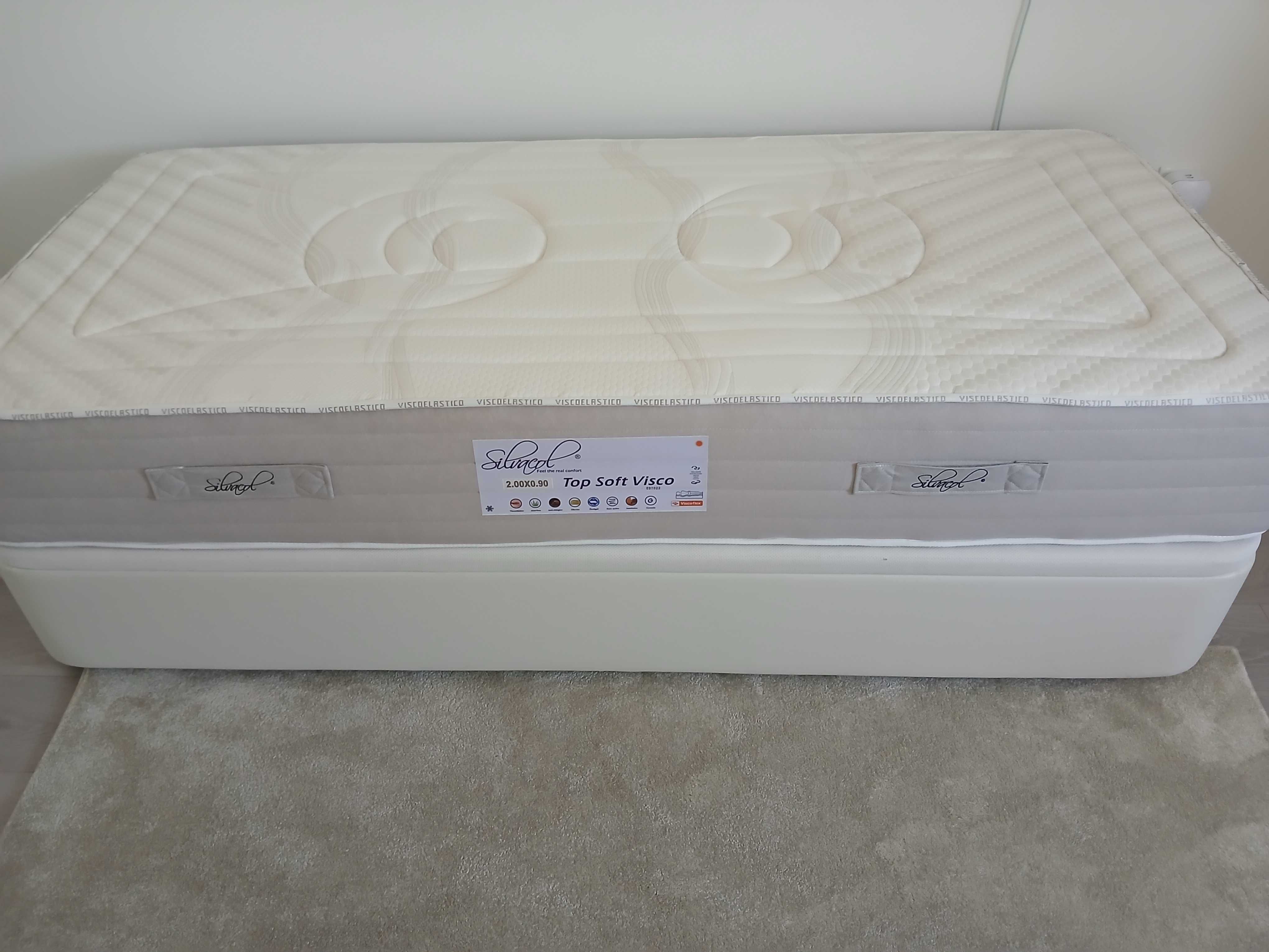 Cama solteiro e colchão como novos!