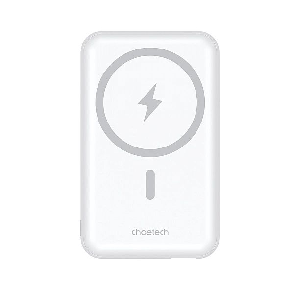 Powerbank Choetech B663, 10000mAh 20W MagSafe USB-A / USB-C - biały