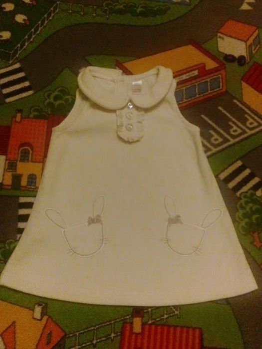 Sukienka polarowa dla dziewczynki Next r.86
