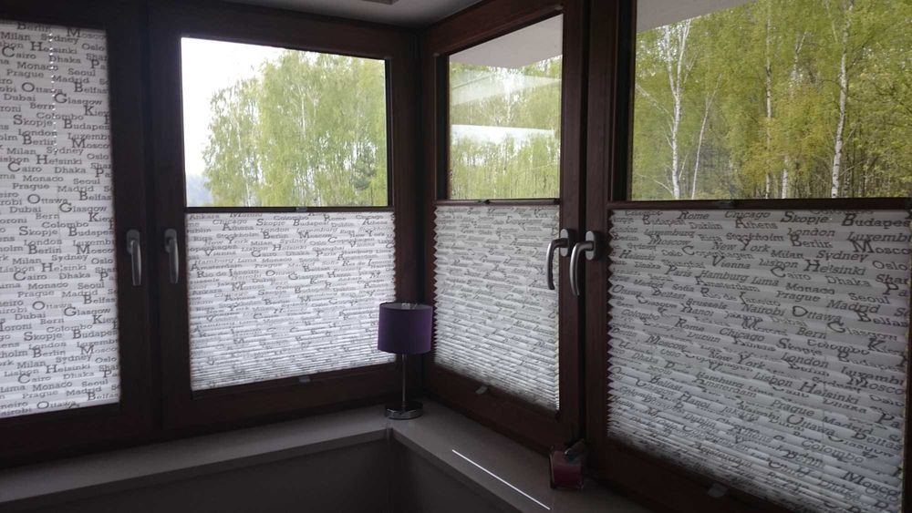 Żaluzje PLISOWANE , Plisy okienne , żaluzje Plisse NA WYMIAR - Żaluzje