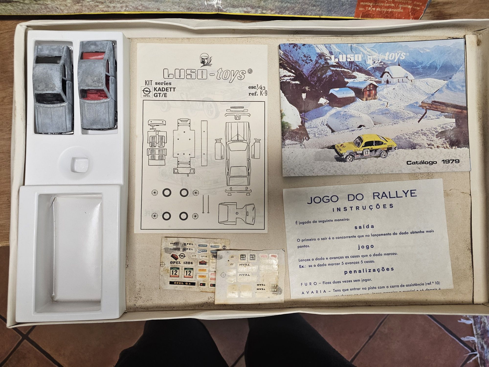 Jogo do rallye - vintage - Luso Toys