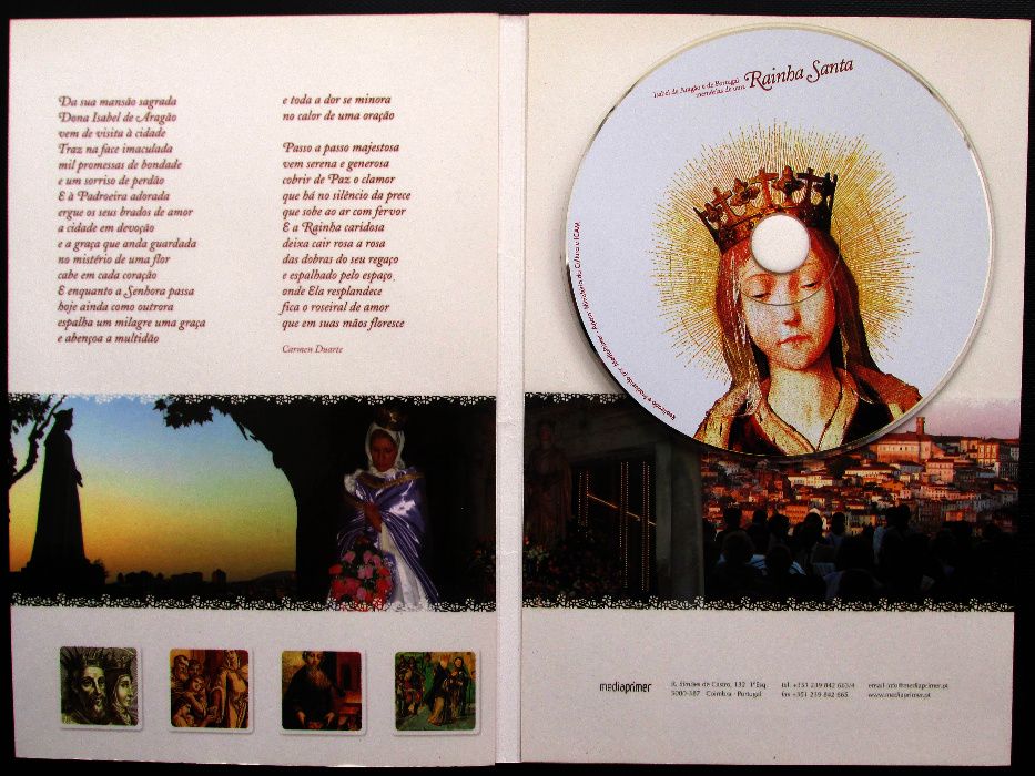 ISABEL DE ARAGÃO - memórias de uma Rainha Santa, CDrom, novo
