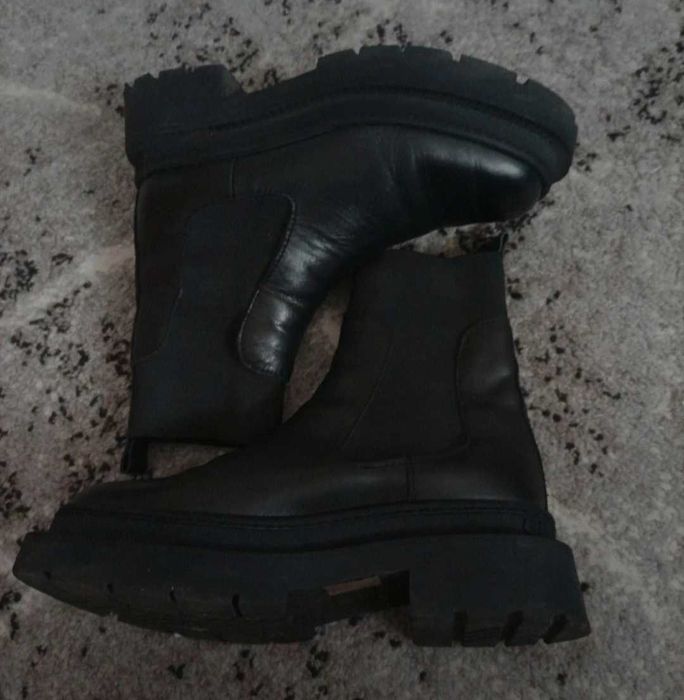 Botki damskie czarne