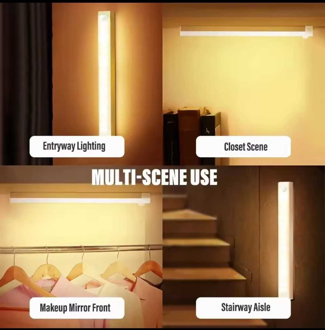 LED светильники с датчиком движения, стильный и удобный 50 см и 36 LED