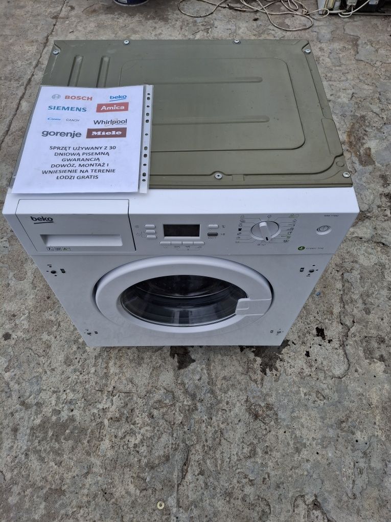 Pralka beko 7kg 1400 obrotu pod zabudowę gwarancja dowóz gratis