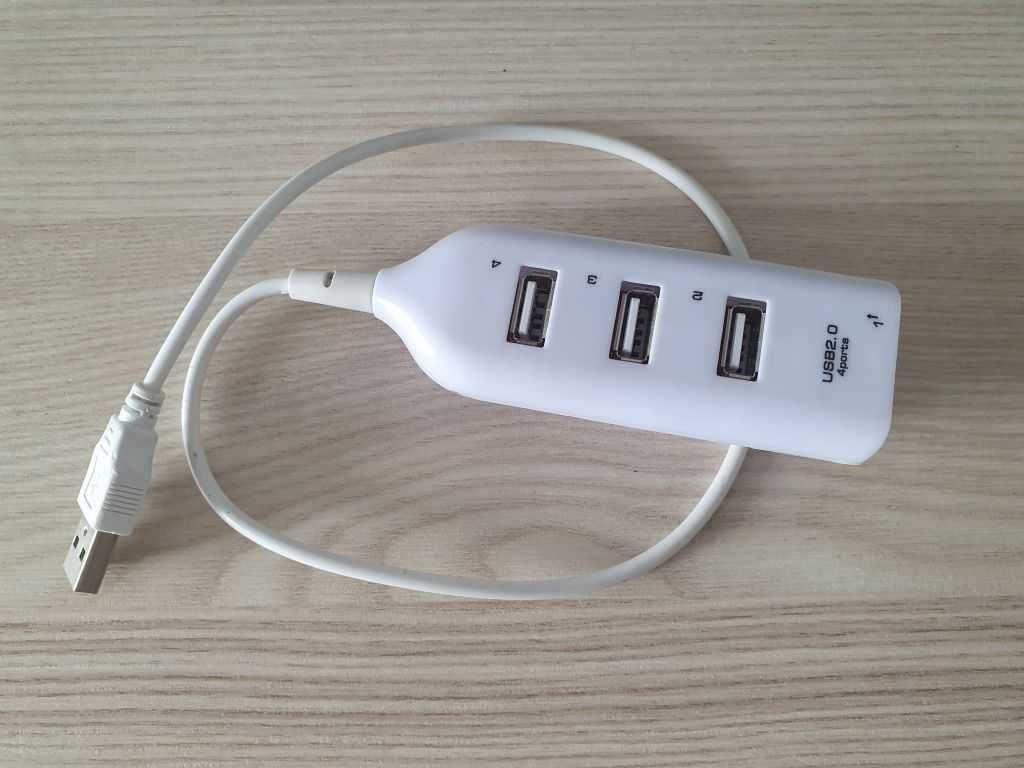 Rozgałęźnik rozdzielacz HUB USB 4x USB  50cm