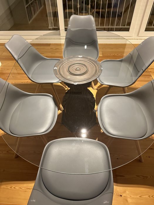 Tampo oval em vidro temperado