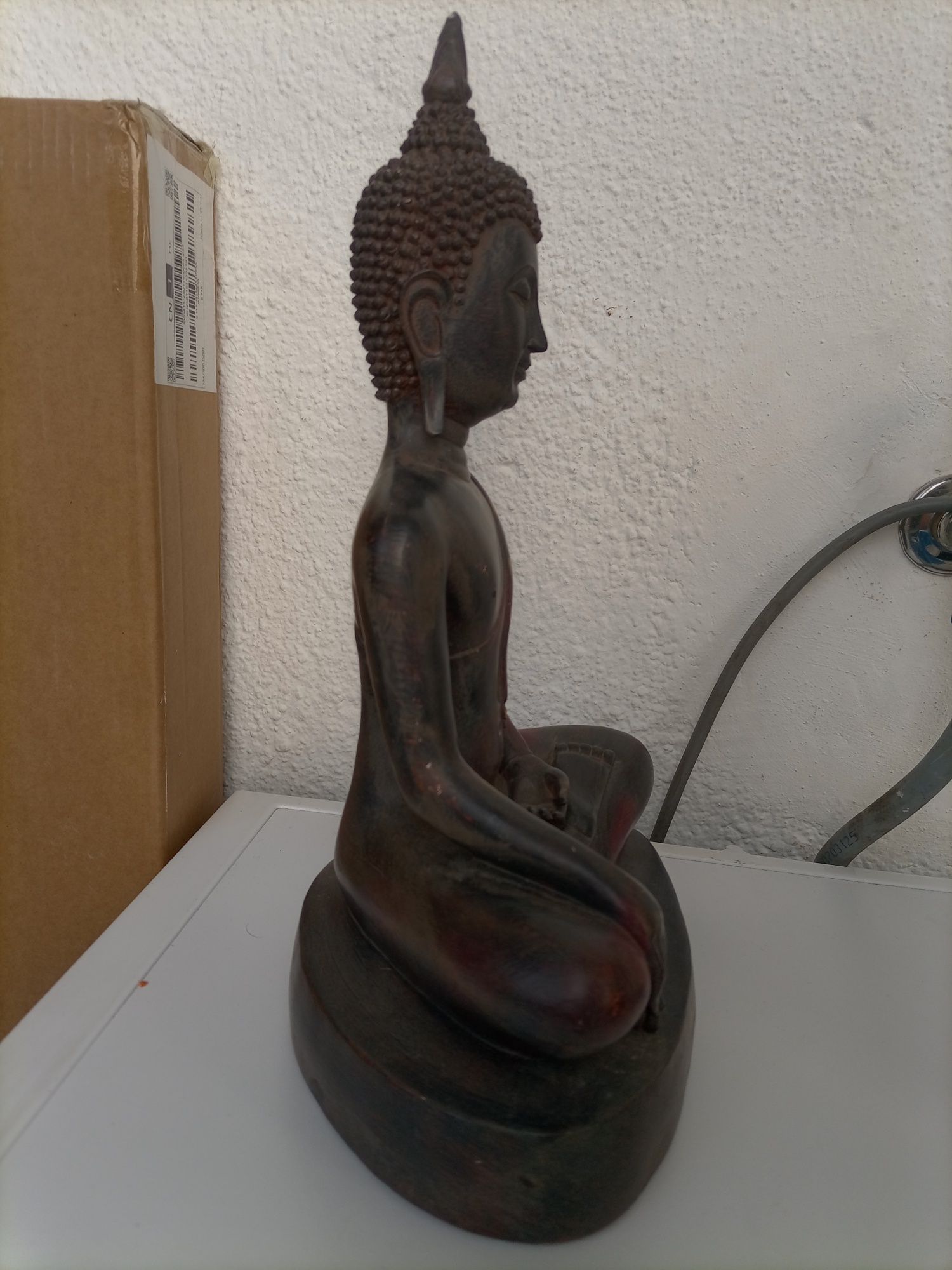Estátua Buda Siddhartha Gautama de bronze