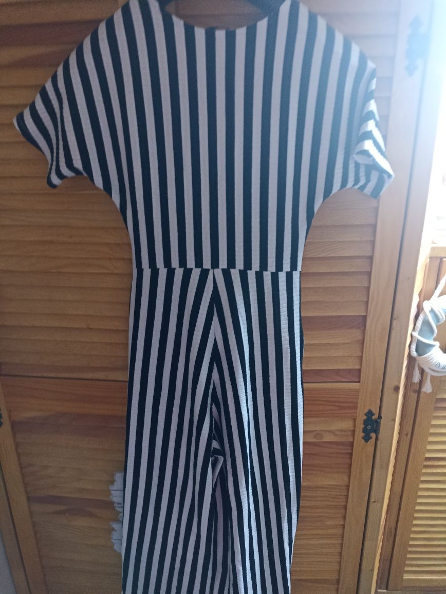 Stradivarius kombinezon prążek pasy S m