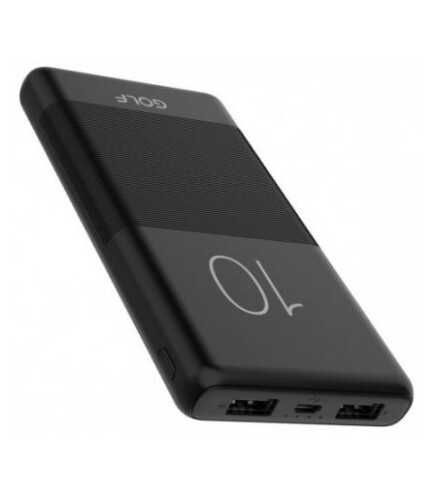 павербанк повербанк Power Bank Golf G80 10000mah 10W Black