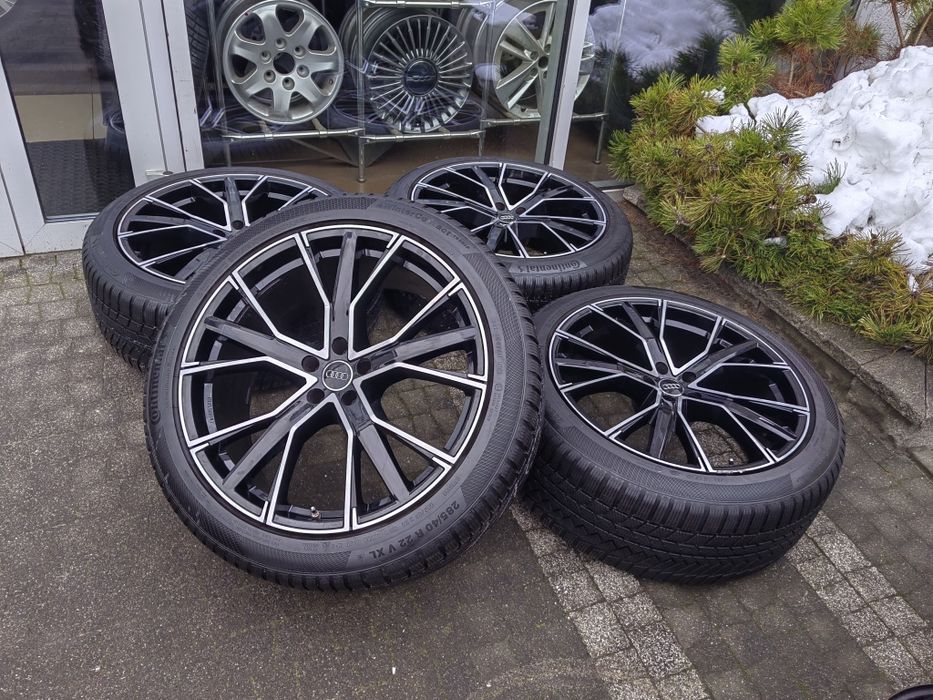 22" ZIMA Continental Koła Alu Audi Q7 SQ7 SQ8 Vw Tuareg Mercedes BMW