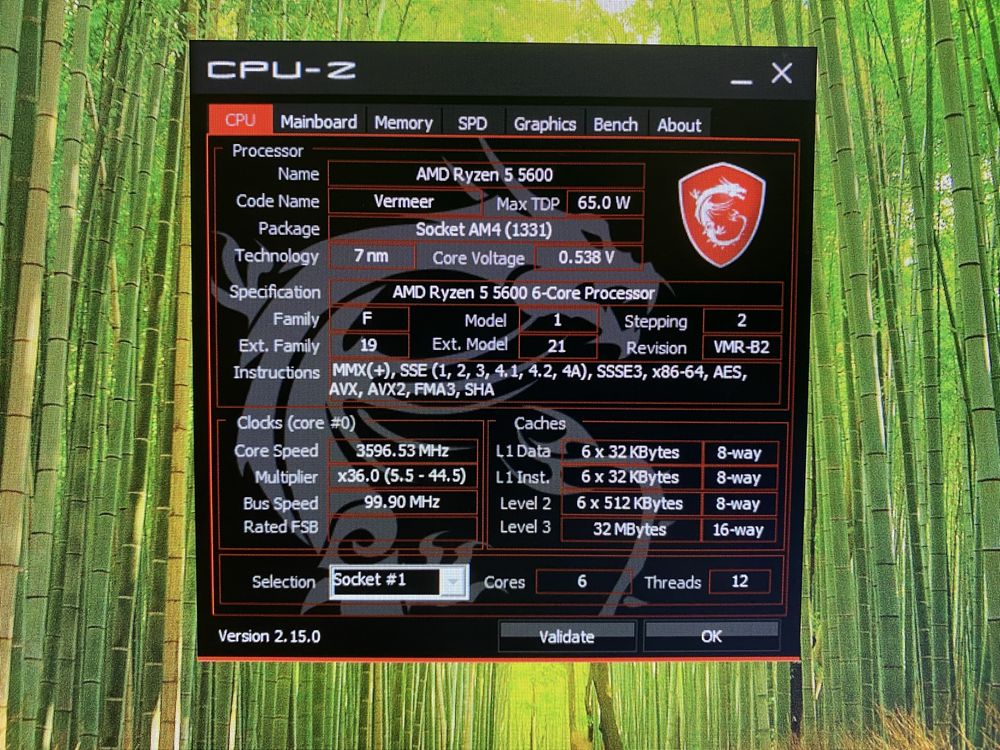 Комп'ютер з AMD Ryzen 5 5600, Radeon RX 6600 8Gb, 32Gb DDR4, 1TB SSD