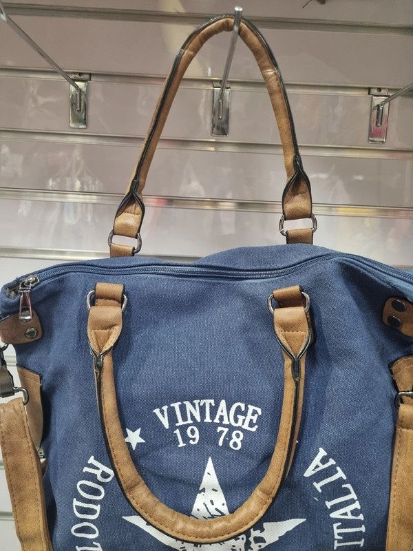 Torebka damska shopper niebieska