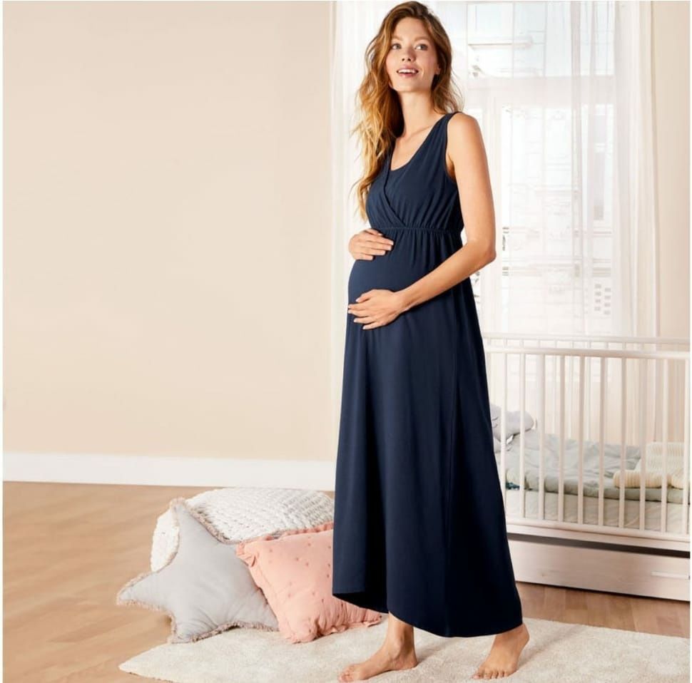 Sukienka ciążowa z możliwością karmienia M