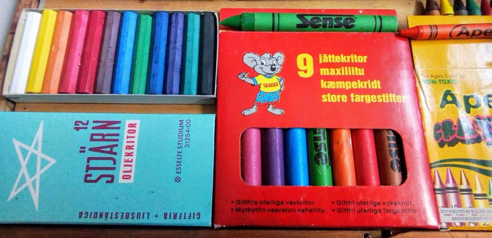 пастель масляная восковая