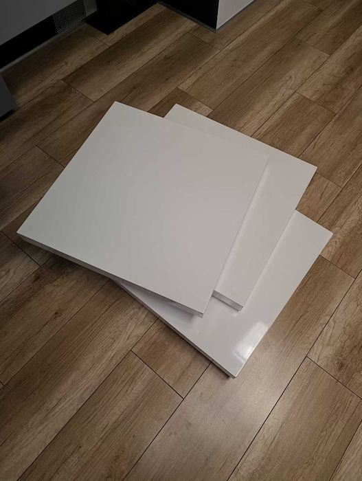 Stolik kawowy CUBE, kwadratowy rozkładany obrotowy