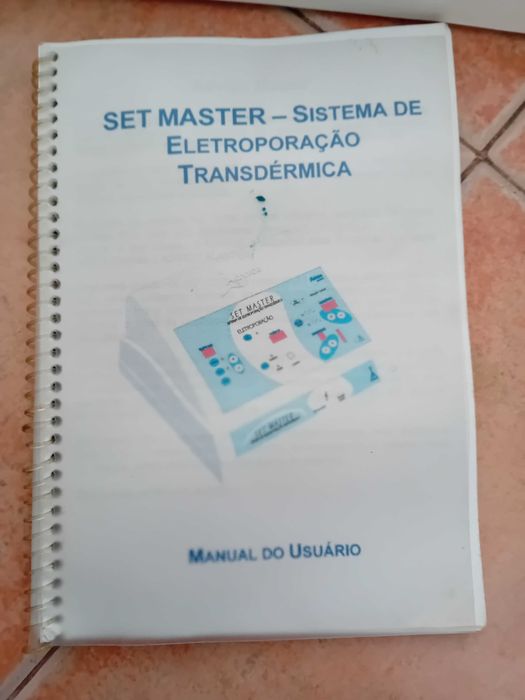 Sistema de eletroporacao transdermica usado.