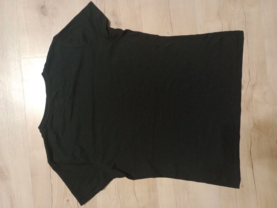 T-shirt koszulka czarna bluzka Marks&Spencer 42 L XL 14
