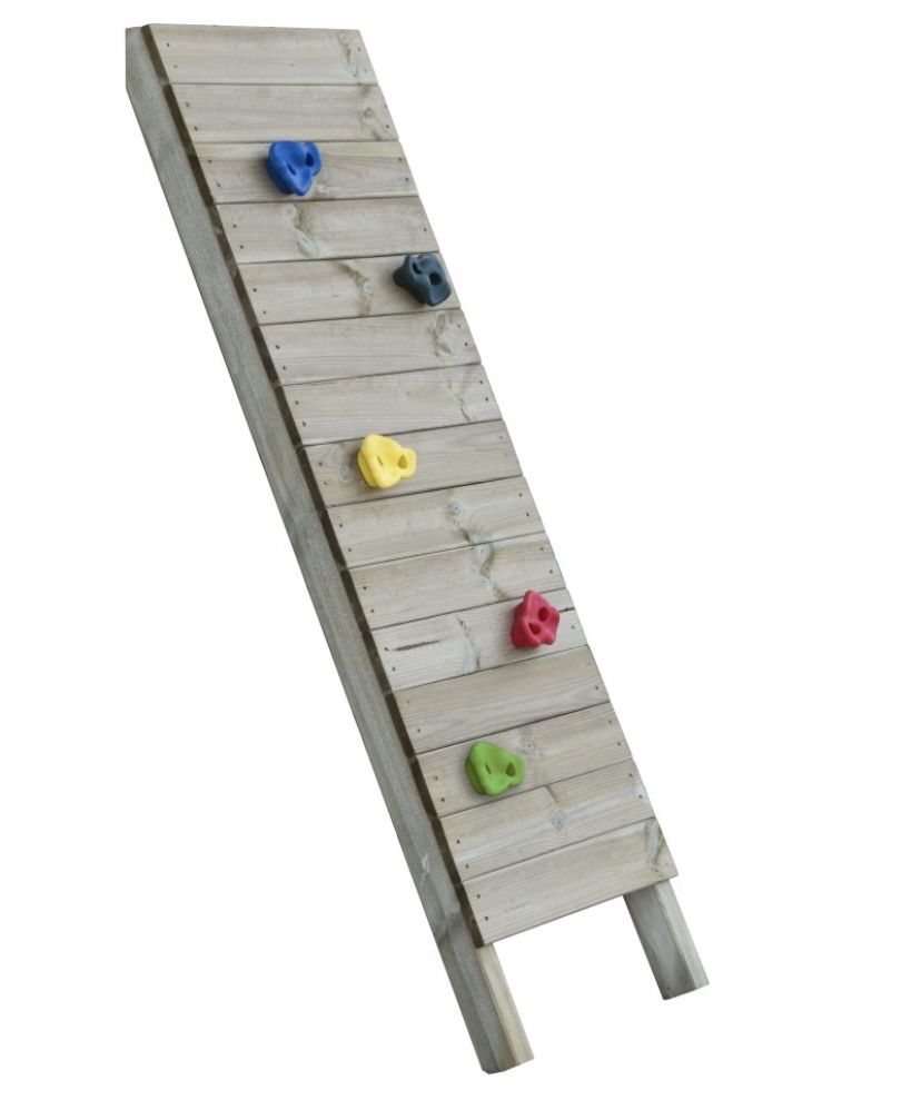 NOWA Ścianka wspinaczkowa do placu zabaw 4iQ drewniana 0,54x1,7 m