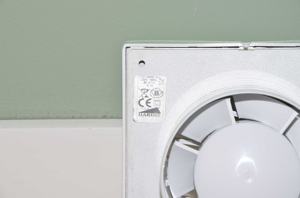 Wentylator łazienkowy, 15x15, Hardi