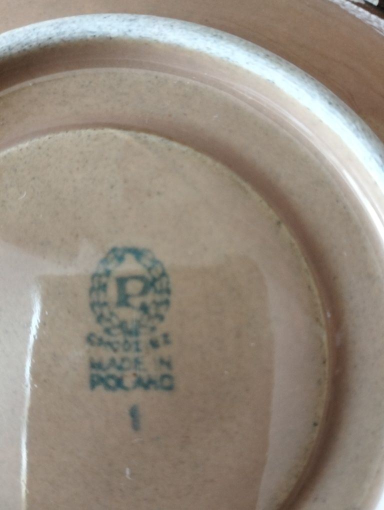 Trio z porcelitu z okresu PRL; Chodzież