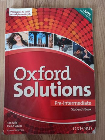Podręcznik Oxford Solutions Pre-Intermediate