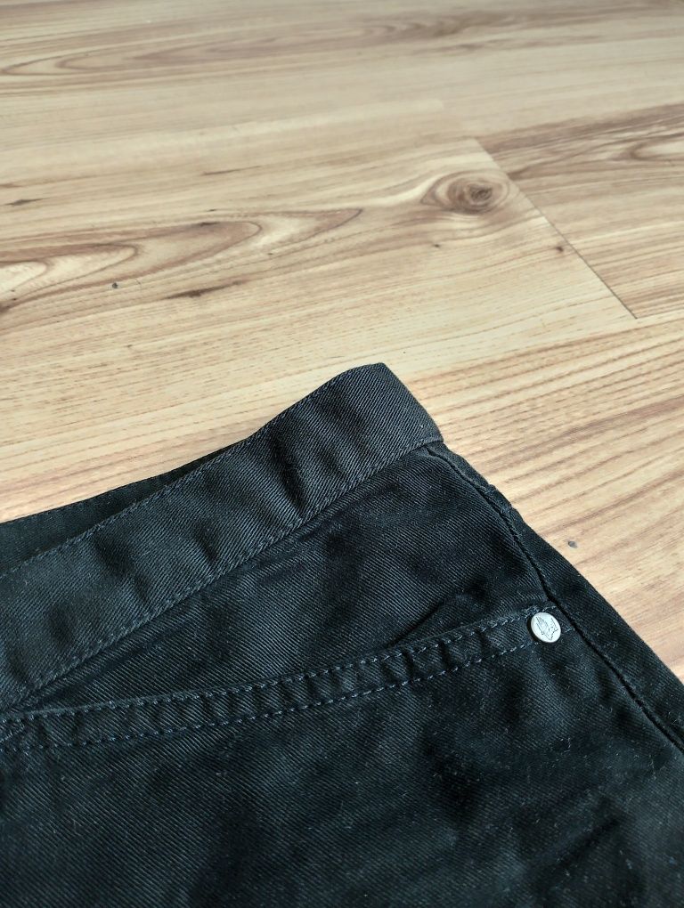 Czarne Damskie Spodnie Jeansowe Dżinsowe Versace Sport