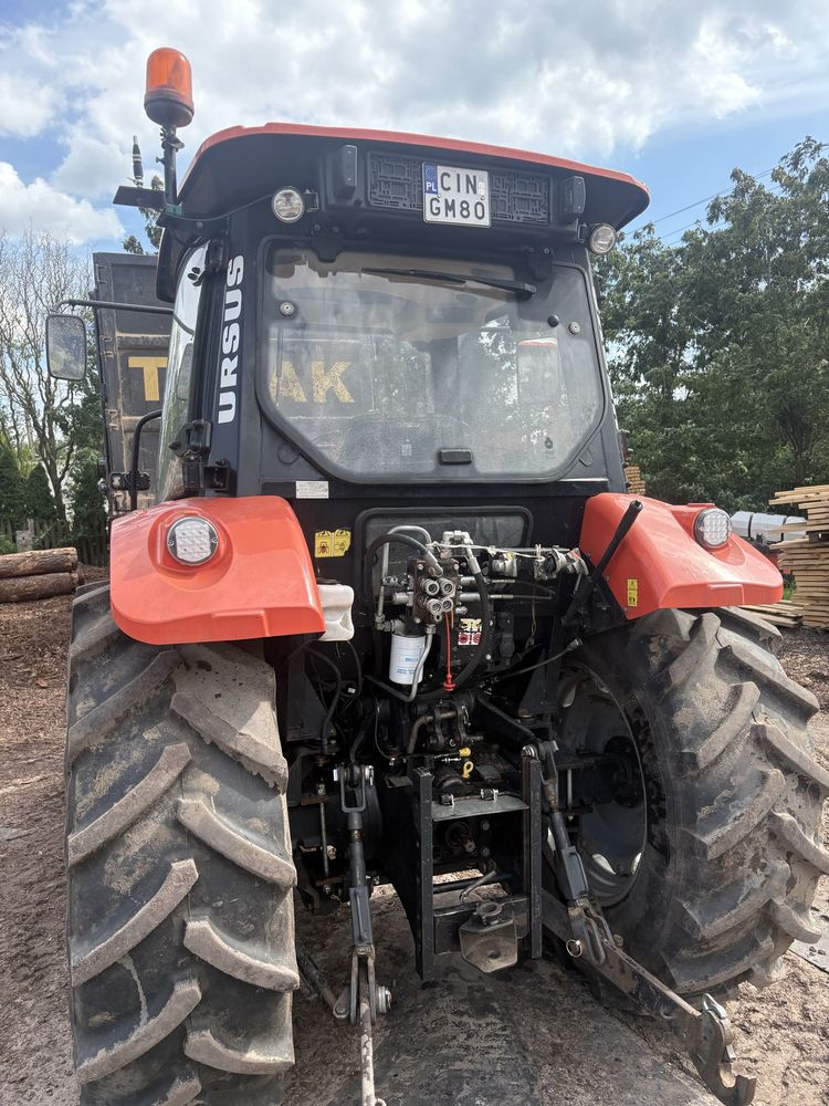 Ursus C-380 z turem ladowaczem, ciagnik rolniczy tur zetor