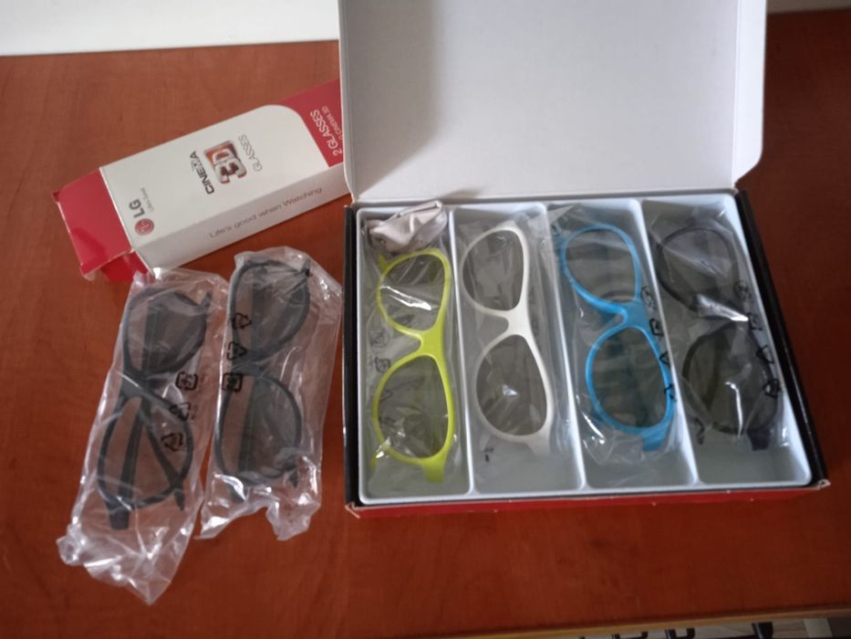 Okulary 3D LG - 6 szt