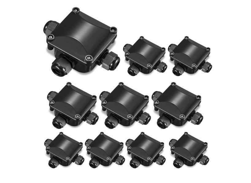 Skrzynka przyłączeniowa złącze 3-drożne kabel o średnicy 4-15mm