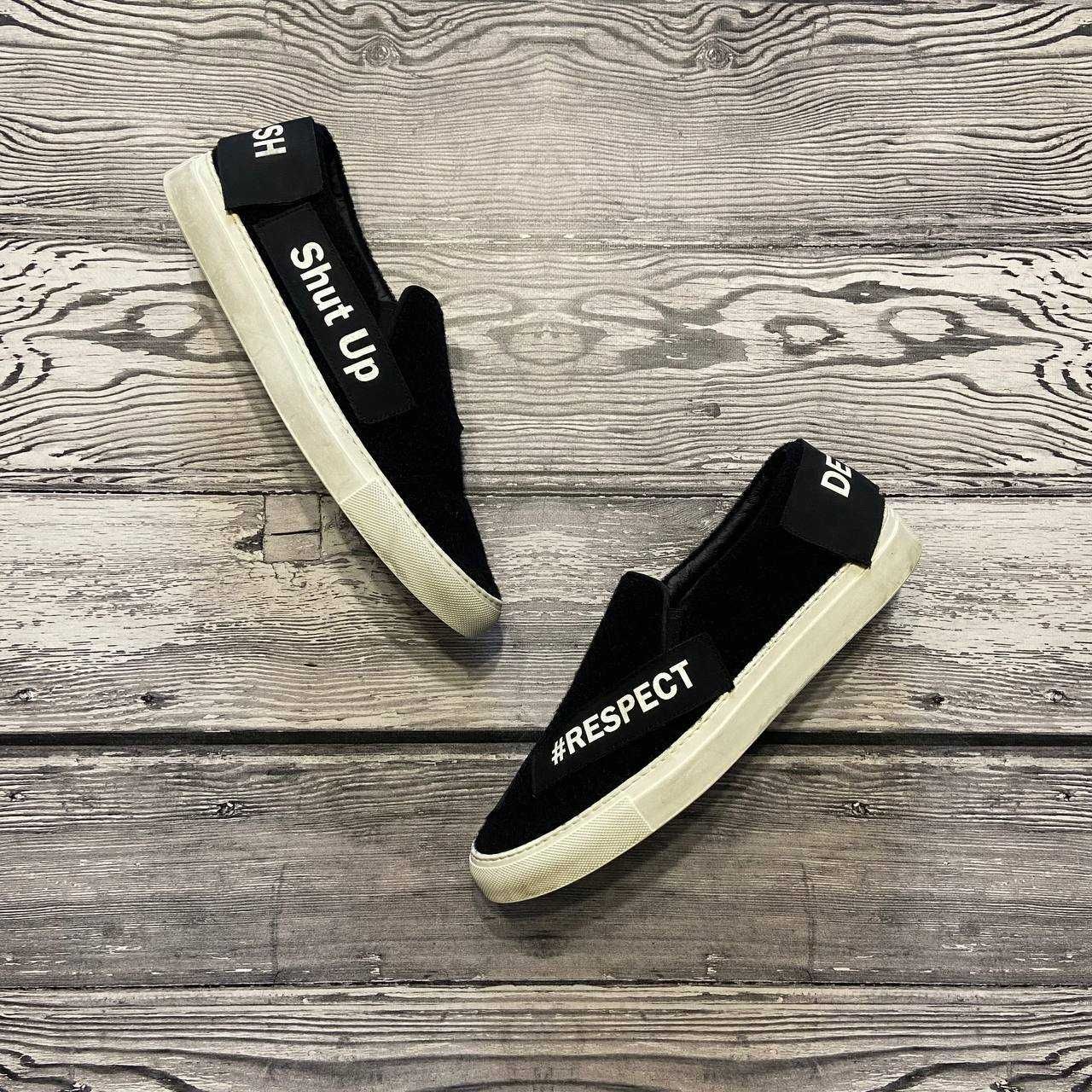 Кроссовки Joshua Sanders New York Black Slipon Raf Simons Vans Rick