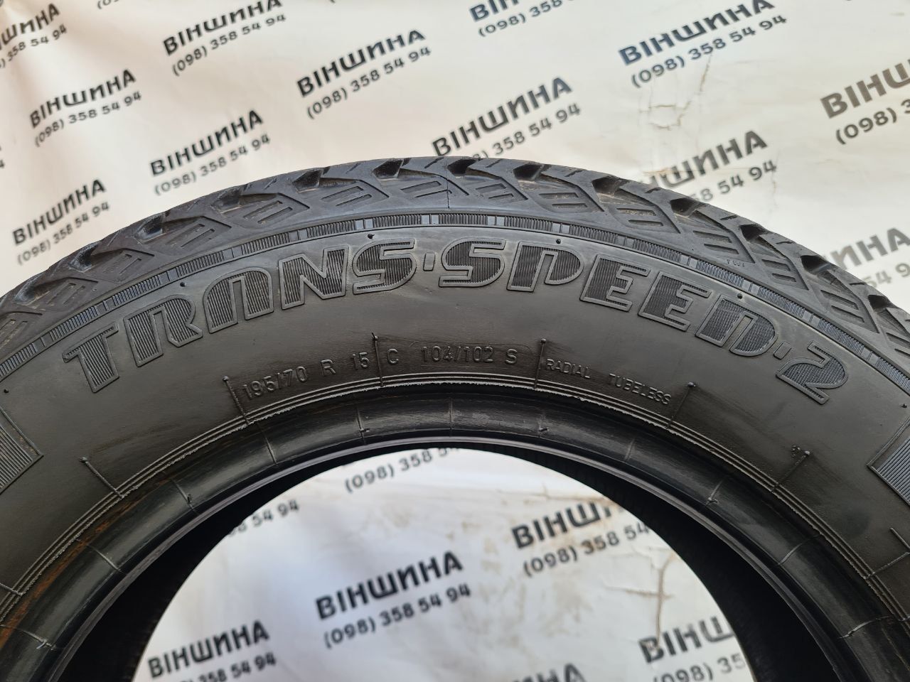 Шина 195/70 R 15C Semperit Trans-Speed 2. Одне колесо. Розпаровка.