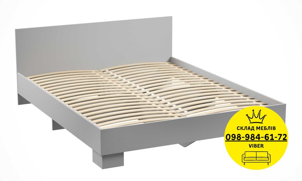 АКЦИЯ! Кровать с ЛАМЕЛЬЮ. Кровать. Ліжко. Спальні. Комод. Мебель