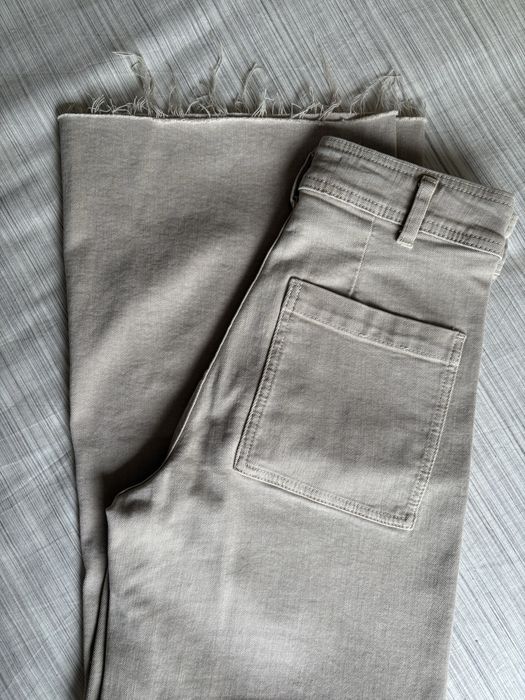 Calças culotte bege Zara