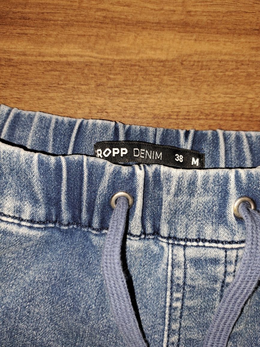 Cropp jeansowe joggery spodnie r. 38 M damskie